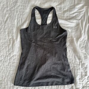 Women's HeatGear® Armour Racer Tank Grey Slate Color Womens Size XS